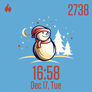 Snowman Day and Night